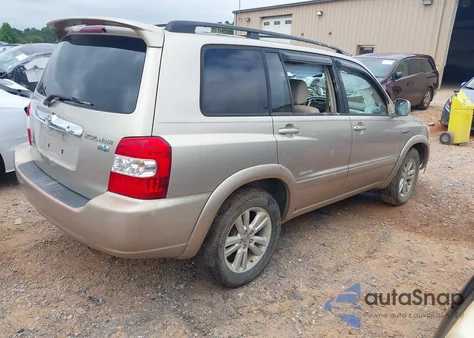 2007 Toyota Highlander Hybrid from USA, damaged, VIN JTEEW21A470040689